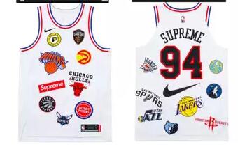 Camiseta Supreme x Nike x NBA (Blanca) - Haga click en la imagen para cerrar